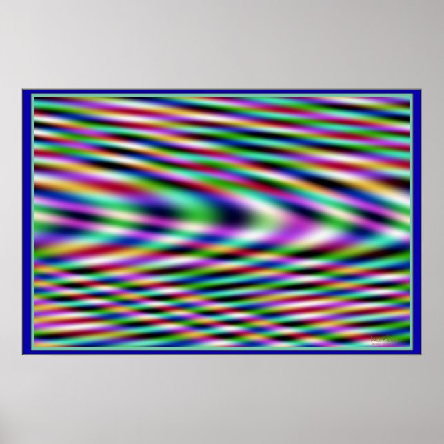 Póster Vibraciones coloridas (Frente)