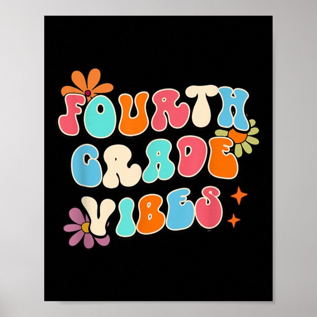 Póster Vibraciones de cuarto grado maestro de regreso a l (Frente)