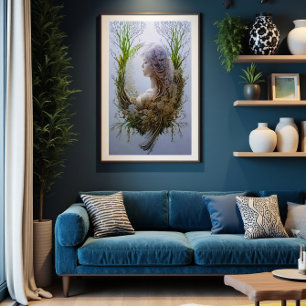 Póster Vibraciones de hada del bosque