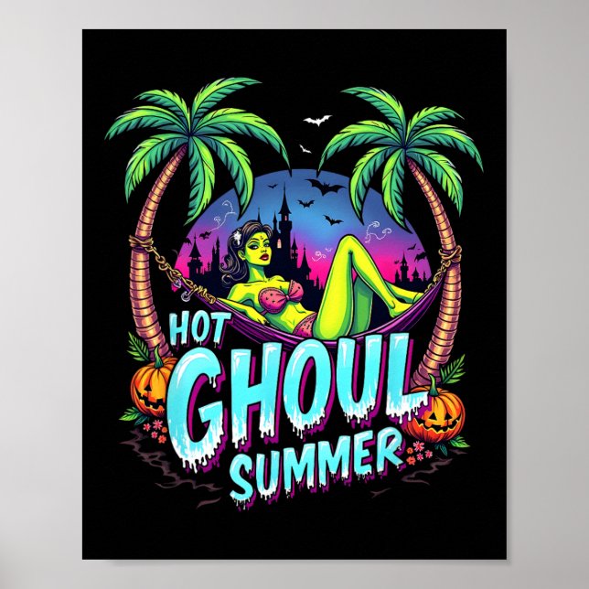Póster Vibraciones de Summerween Divertidas Calientes Fan (Frente)