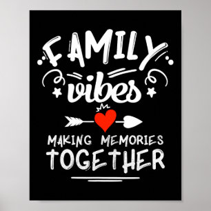 Póster Vibraciones Familiares Creando Recuerdos 2025 Reun