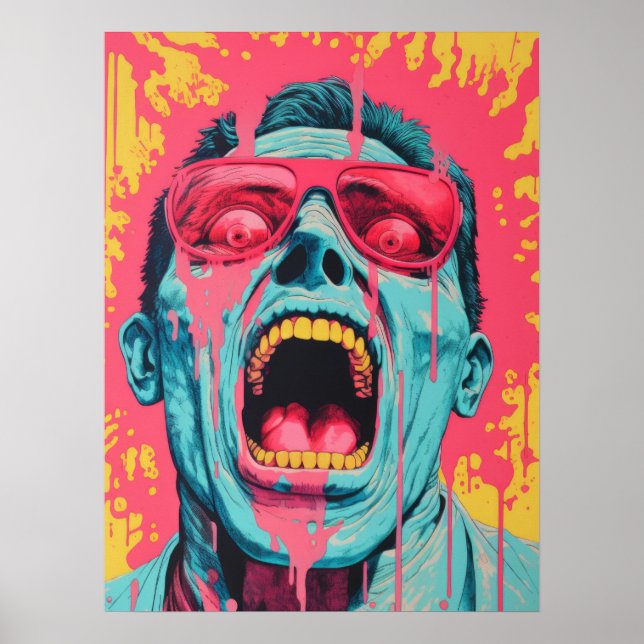 Póster vibraciones fiestas: el espíritu del rock (Frente)