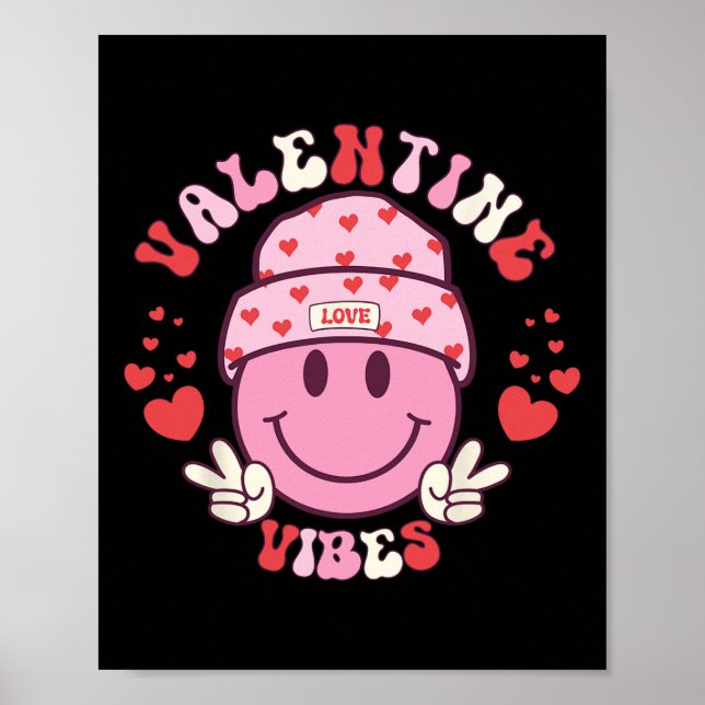 Póster Vibraciones geniales del Día de San Valentín Cara  (Frente)