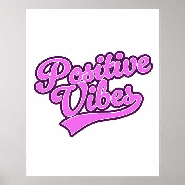 Póster Vibraciones Positivas (Frente)