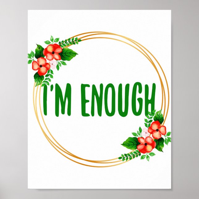 Póster vibraciones positivas para la aceptación de la vid (Frente)