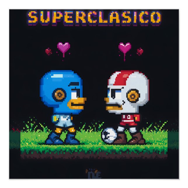 Póster Vibrant "Less Is More" Abstract Graphic (Anverso)