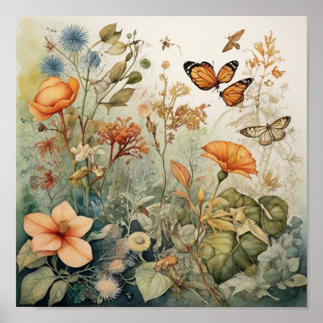 Póster Vibrant Meadow (Frente)