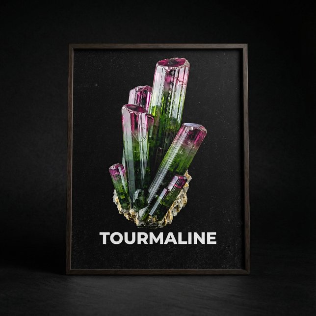 Póster Vibrant Tourmaline Crystal (Subido por el creador)