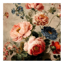 Vibrant Vintage Floral Arrangement