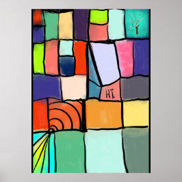 Póster Vibrant Whimsy