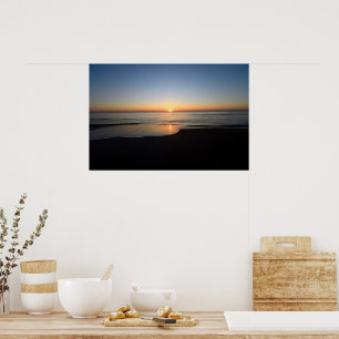 Póster Vibrante amanecer sobre el océano