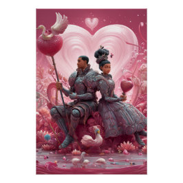 Póster vibrante del Día de San Valentín – Diseño d