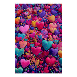 Póster vibrante del Día de San Valentín – Diseño d