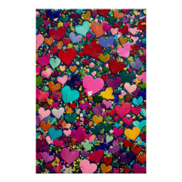 Póster vibrante del Día de San Valentín – Diseño d