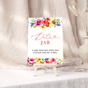 Póster Vibrante fiesta floral Jar Bridal