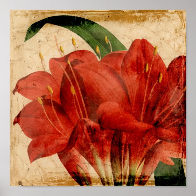 Póster Vibrante Floral VIII (Frente)