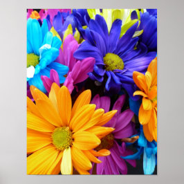 Póster Vibrante Gerbera Daisy Bouquet