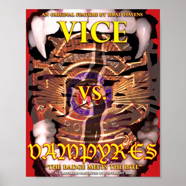 Póster Vice oficial vs. Vampyres (Frente)