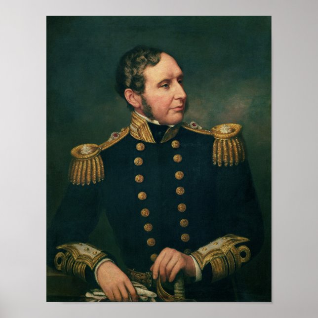 Póster Vicealmirante Robert Fitzroy (Frente)