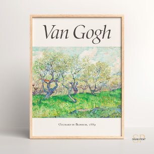 Póster Vicente van Gogh Orchards en Pluma de Arles en Blo