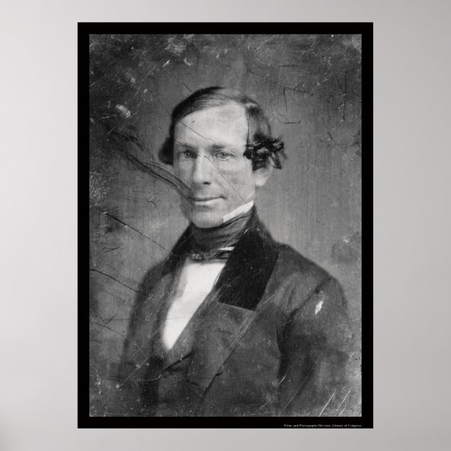 Póster Vicepresidente William R. King Daguerreotype 1848 (Frente)