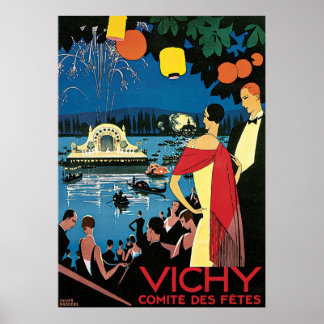 Póster Vichy Comite Des Fetes