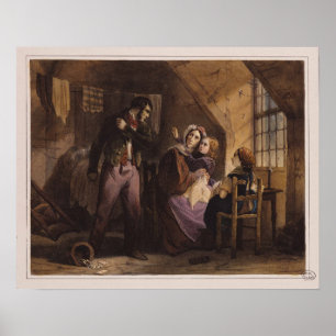 Póster Vicio y virtud: miseria