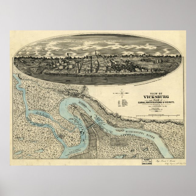 Póster Vicksburg (Frente)