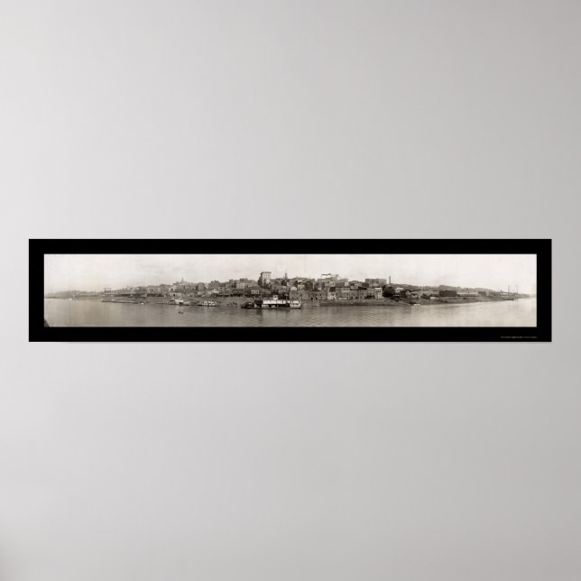 Póster Vicksburg, Mississippi Foto 1910 (Frente)