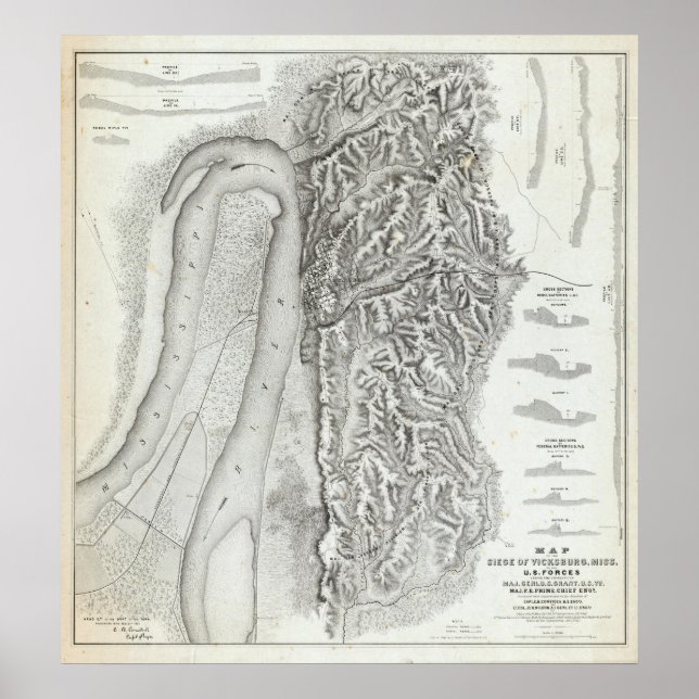 Póster Vicksburg, Missouri (Frente)