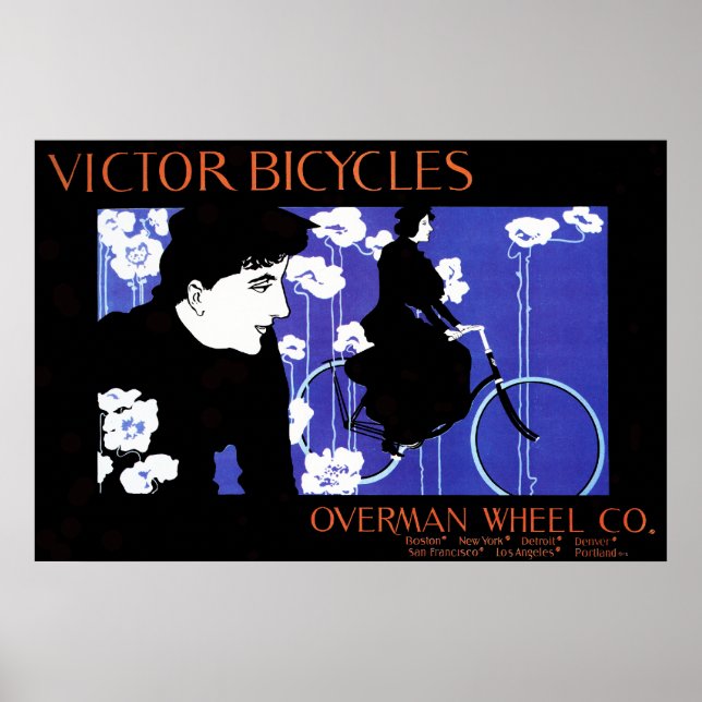 Póster Victor Bicycles Overman Wheel Promo Poster (Frente)