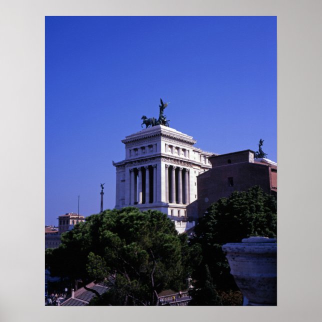 Póster Victor Emmanuel 2 Monumento Roma (Frente)