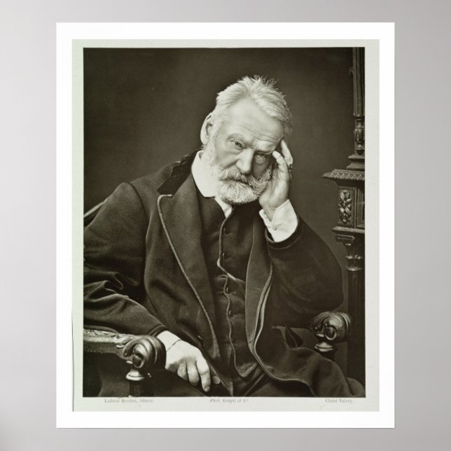 Póster Victor Hugo (1802-85), de 'Galerie Contemporaine (Frente)