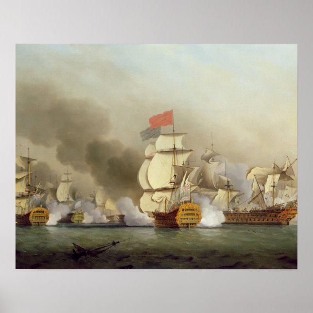 Póster Victor, vicealmirante Sir George Anson (1697-1762) (Frente)