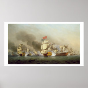 Póster Victor, vicealmirante Sir George Anson (1697-1762)
