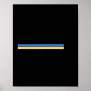Póster Victoria Cargando Bandera Ucraniana Libertad Ucran