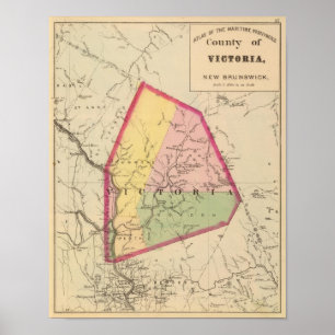 Póster Victoria Co., NB