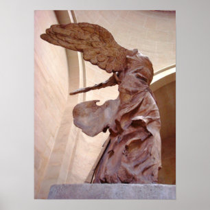 Póster Victoria coa alas de Samothrace