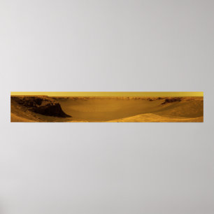 Póster Victoria Crater from Cape Verde on the Planet Mars