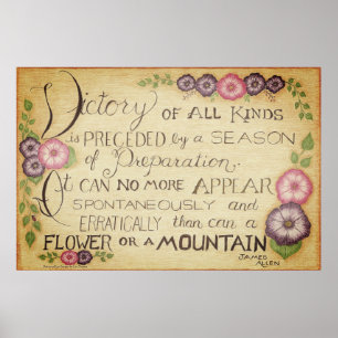 Póster Victoria de todo tipo - Poster de citas de James A