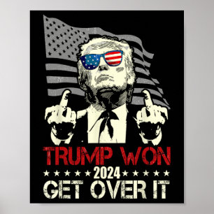 Póster Victoria de Trump 2024 Para el Presidente 47 Trump