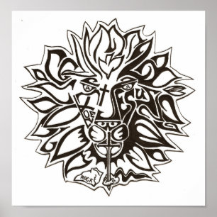 Póster Victoria del león