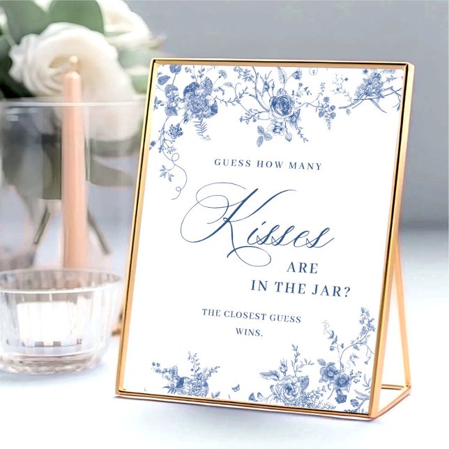 Póster Victoria Dusty Blue French Garden Bridal Shower (Subido por el creador)