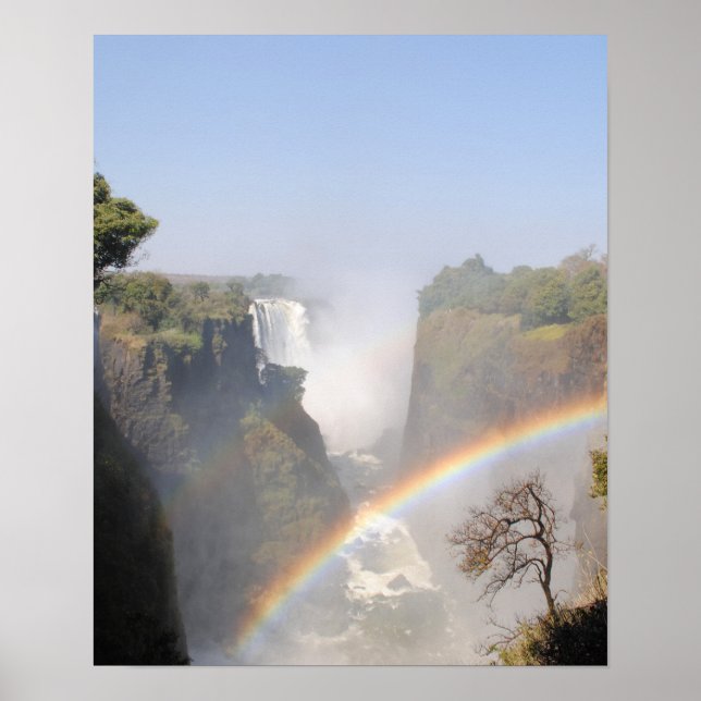 Póster Victoria Falls Rainbow (Frente)