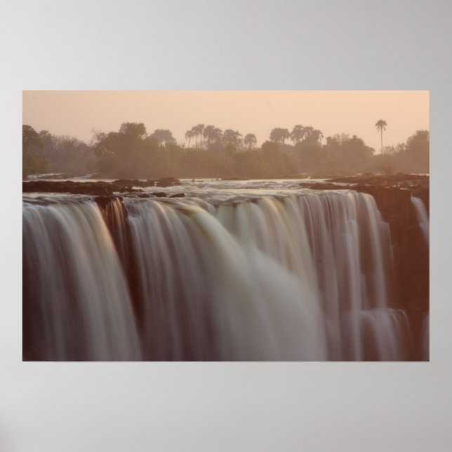 Póster Victoria Falls Surise (Frente)