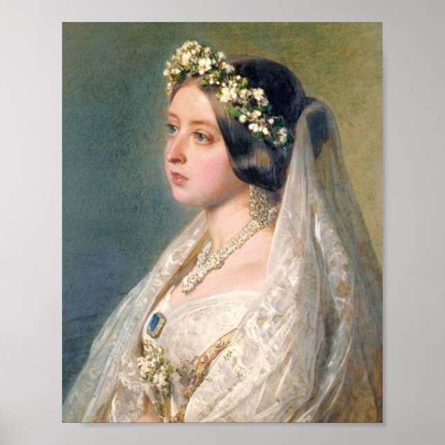 Póster Victoria La Novia De Franz Xaver Winterhalter (Frente)
