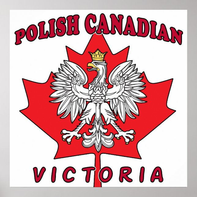 Póster Victoria Polonia Canadiense Leaf (Frente)