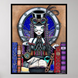 Póster Victoria Steam Punk Faerie Poster