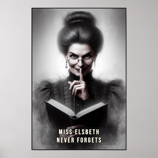 Póster Victorian Era Creepy Headmistress Portrait Wall (Frente)
