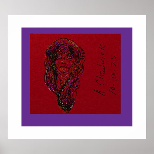 Póster Victorian Era Dreamer Girl Poster (Frente)